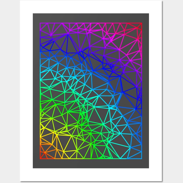 Gradient Color Mesh Wall Art by TRIME